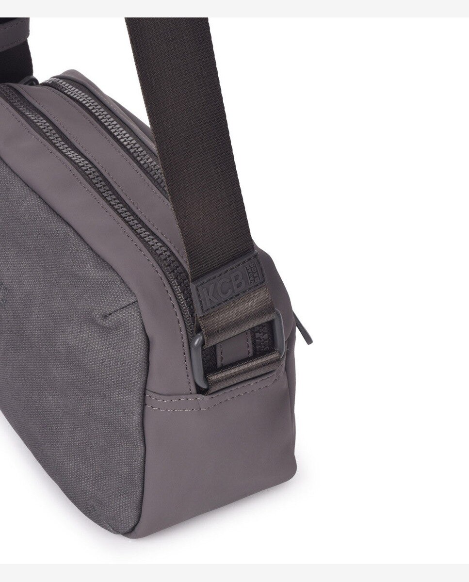 Bandolera match pequeña color - Kcb - Gris Gris-3