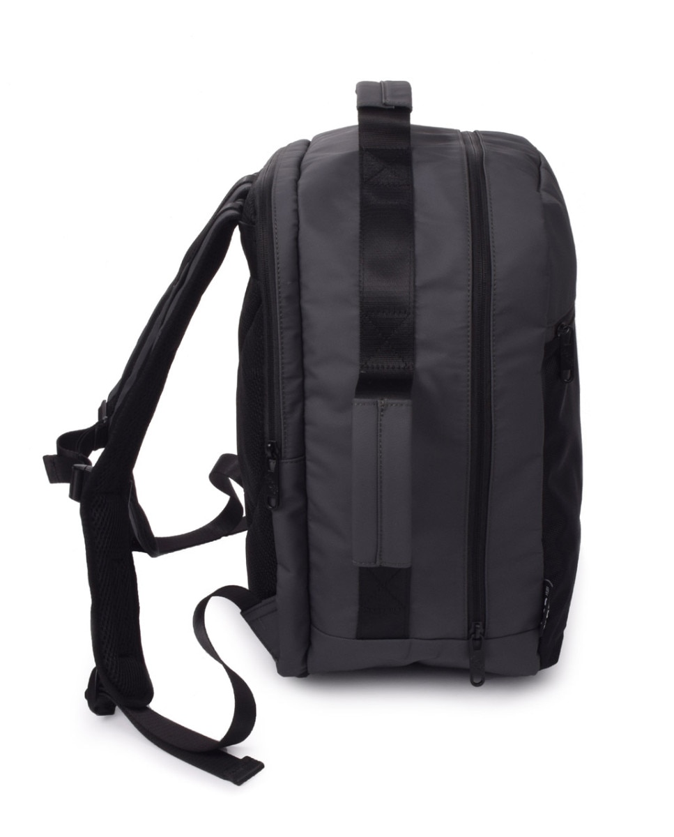 Mochila de hombre Underseat Net con cremallera - Kcb - Negro Negro-2