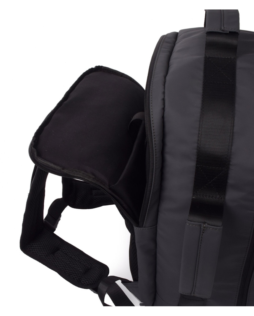 Mochila de hombre Underseat Net con cremallera - Kcb - Negro Negro-4