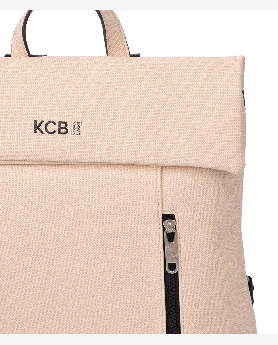 Mochila antirrobo mediana de mujer con solapa - Kcb - Beige Beige-3