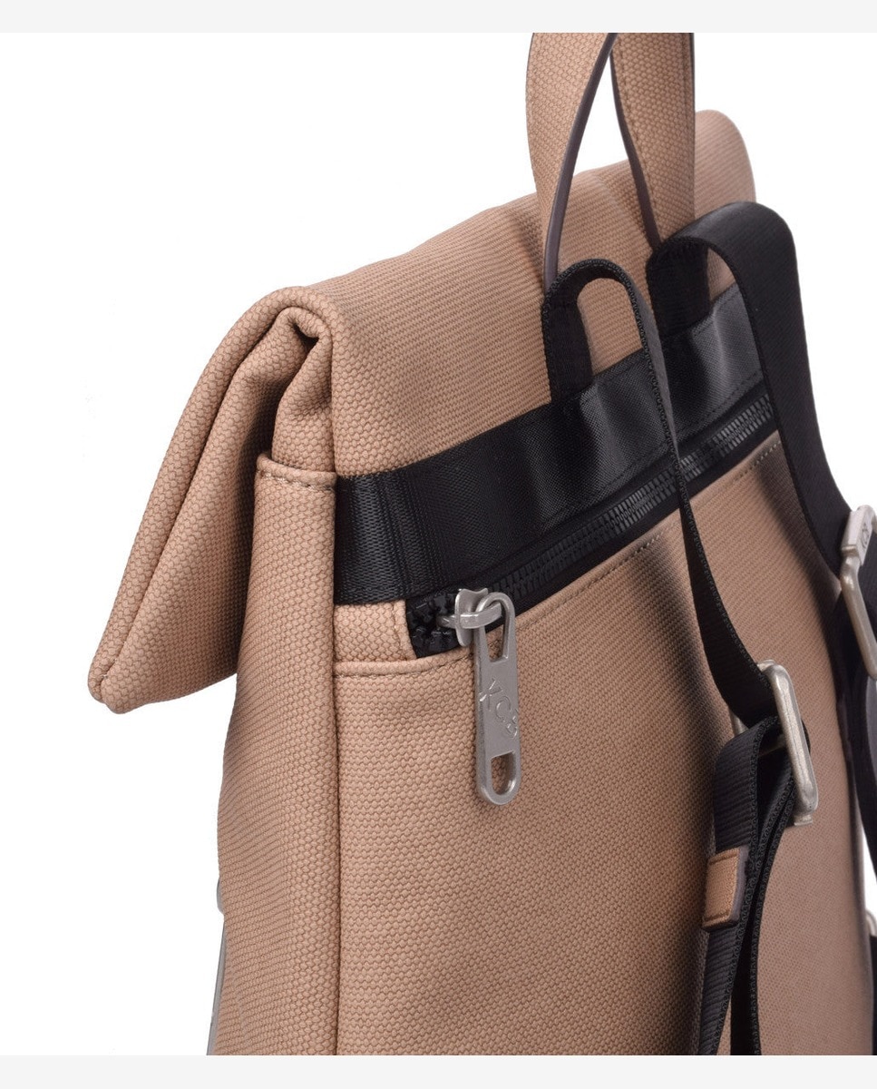 Mochila antirrobo mediana de mujer con solapa - Kcb - Camel Camel-8