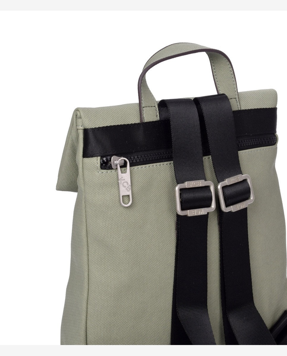 Mochila antirrobo pequeña con solapa kcb strong - Verde claro Verde claro-4