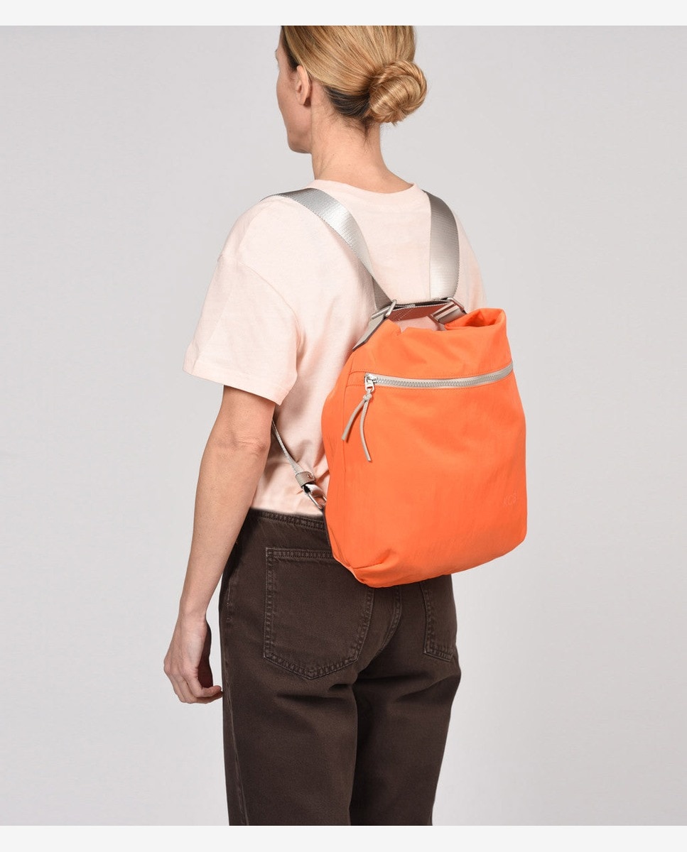 Bolso de hombro wide mochila - Kcb - Naranja Naranja-5
