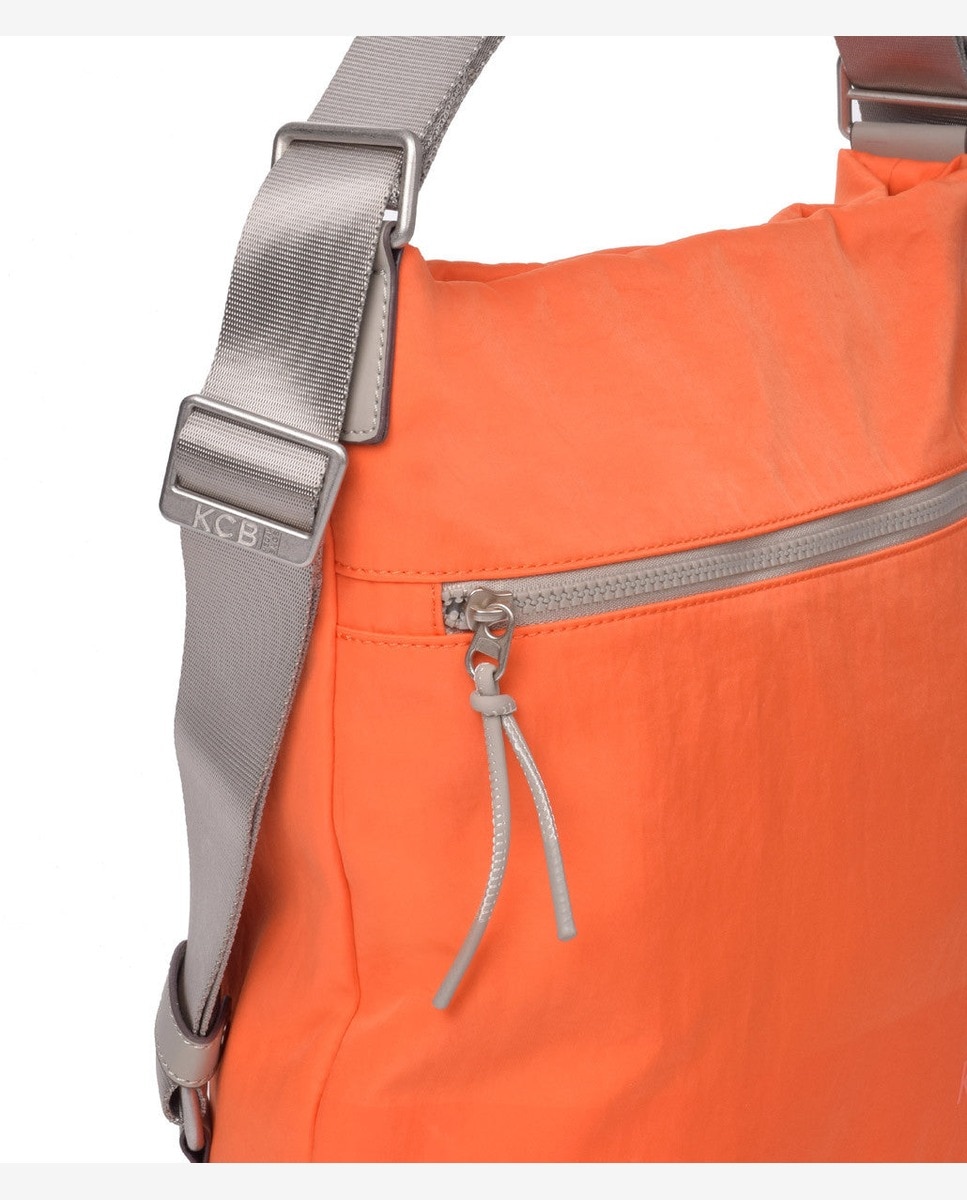 Bolso de hombro wide mochila - Kcb - Naranja Naranja-8