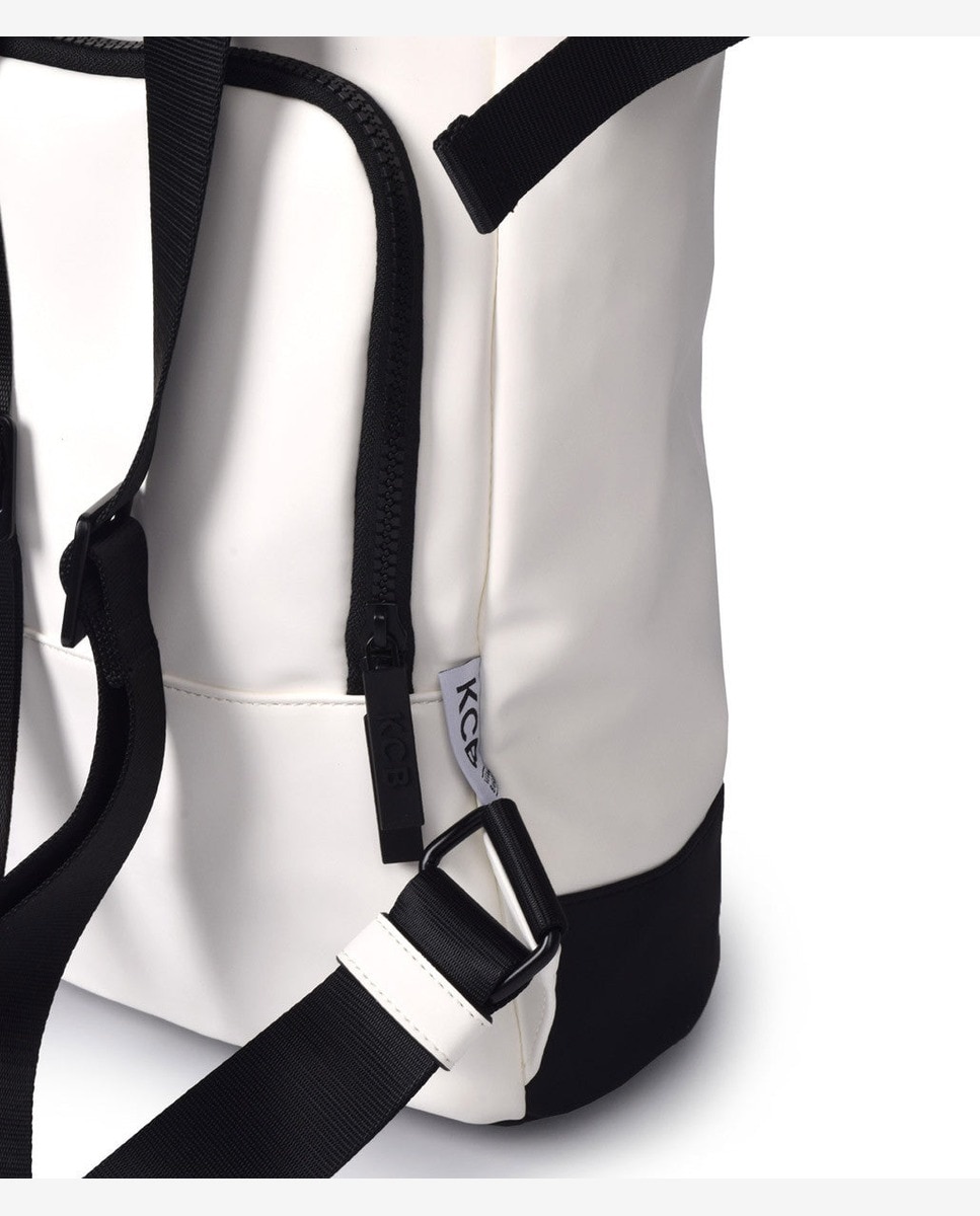 Mochila base antirrobo pequeña - Kcb - Blanco Blanco-2