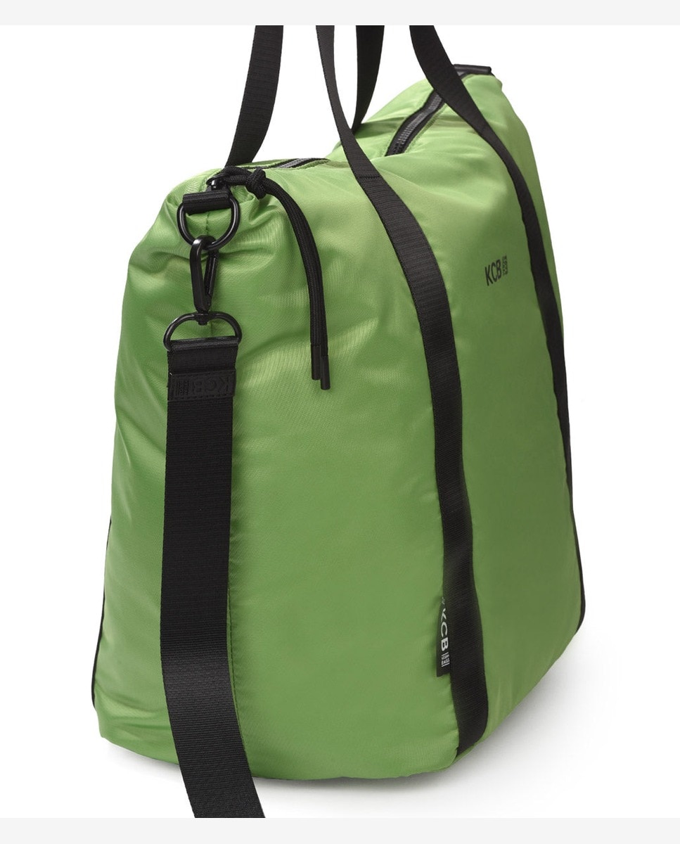 Bolso de hombro puffy shopper grande - Kcb - Verde Verde-7