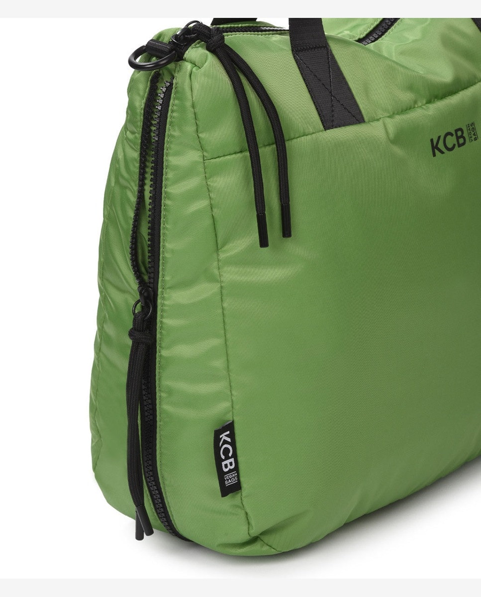 Bolso de hombro puffy shopper - Kcb - Verde Verde-3
