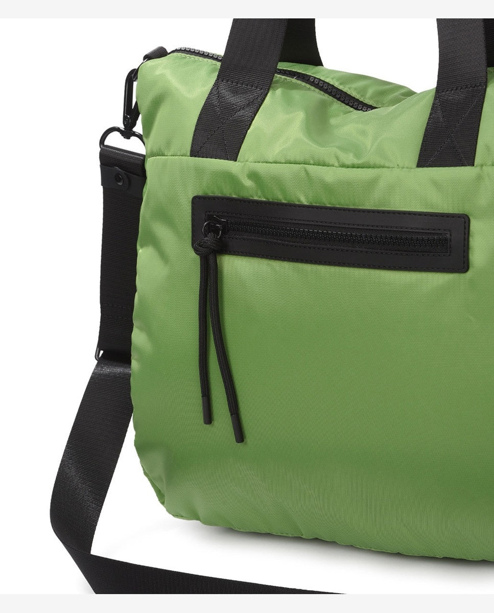 Bolso de hombro puffy shopper - Kcb - Verde Verde-2