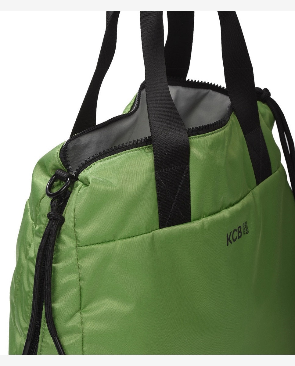 Bolso de hombro puffy shopper - Kcb - Verde Verde-4