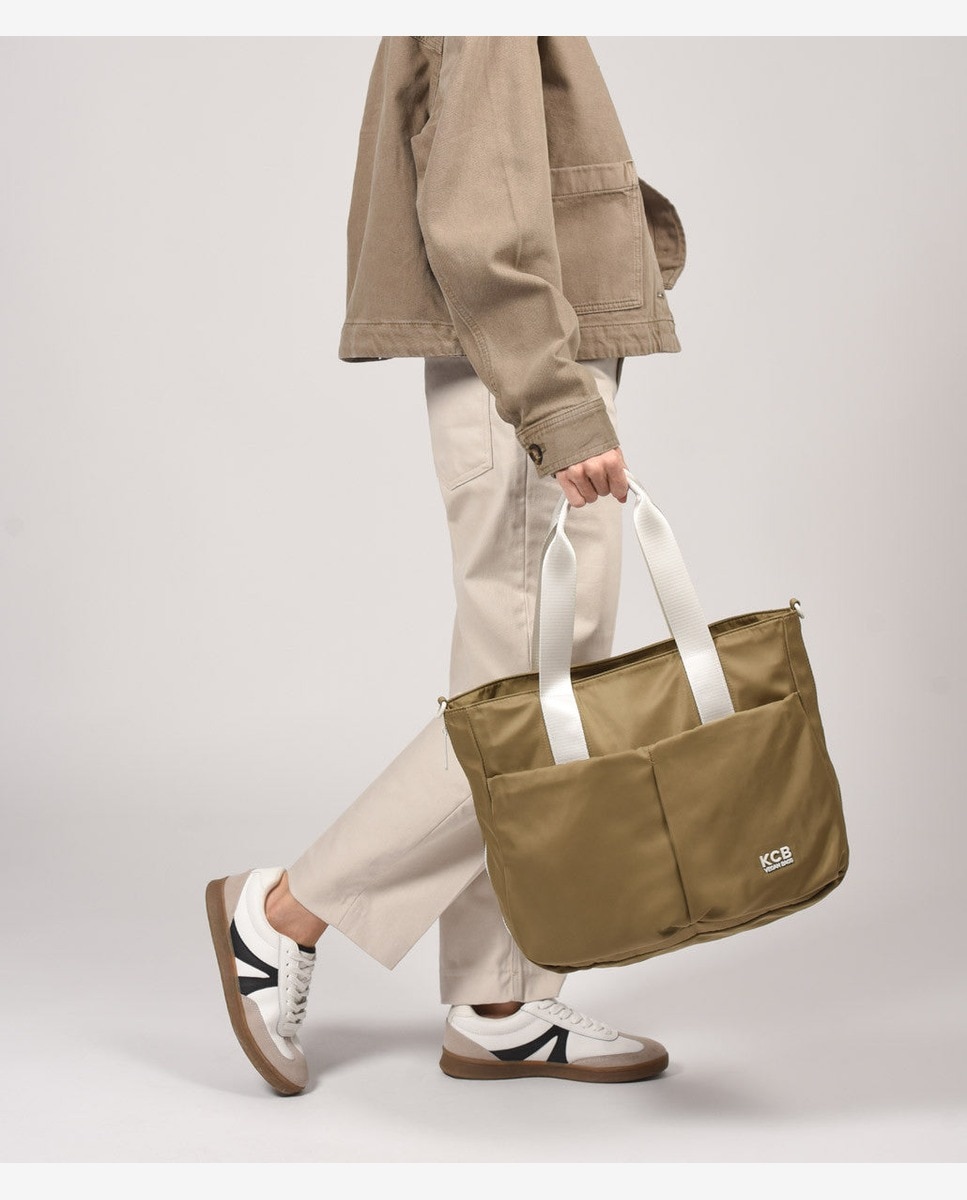 Bolso de hombro match shopper - Kcb - Kaki Kaki-4