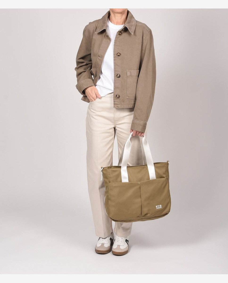 Bolso de hombro match shopper - Kcb - Kaki Kaki-5
