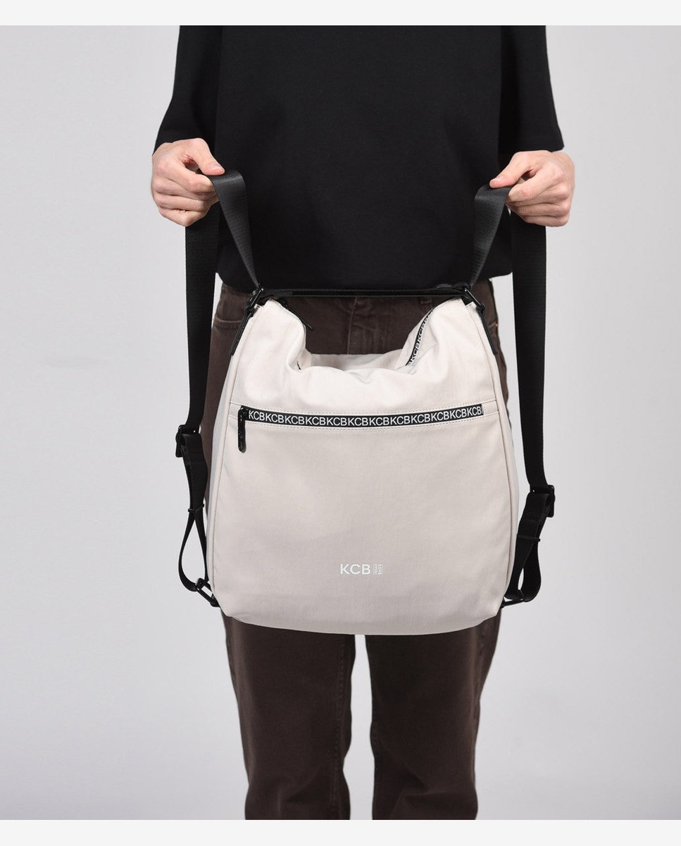 Bolso de hombro shine mochila - Kcb - Beige Beige-3