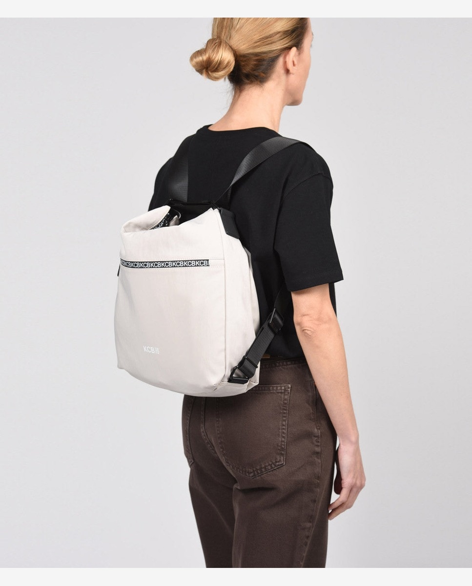 Bolso de hombro shine mochila - Kcb - Beige Beige-5
