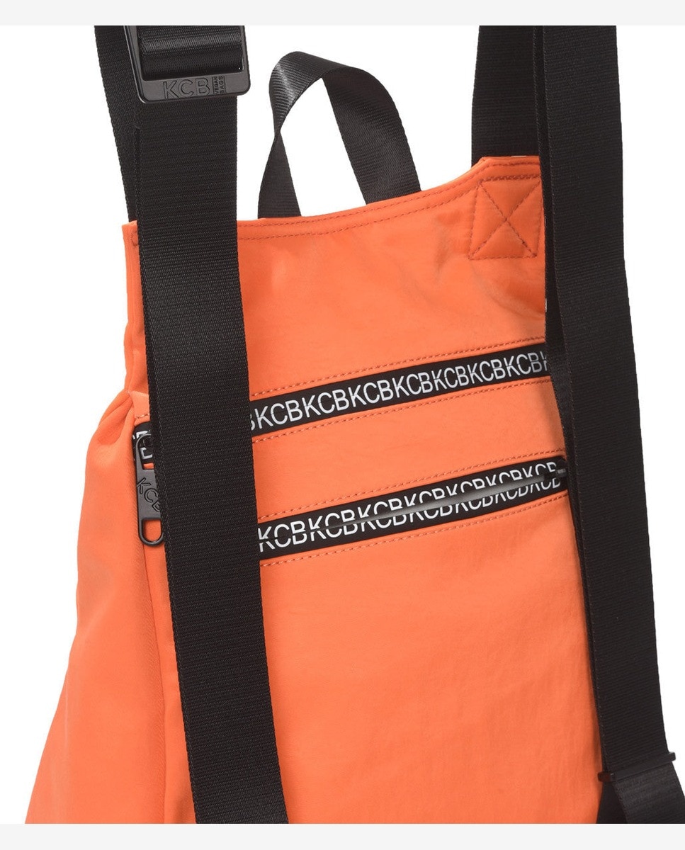 Mochila shine antirrobo grande - Kcb - Naranja Naranja-2