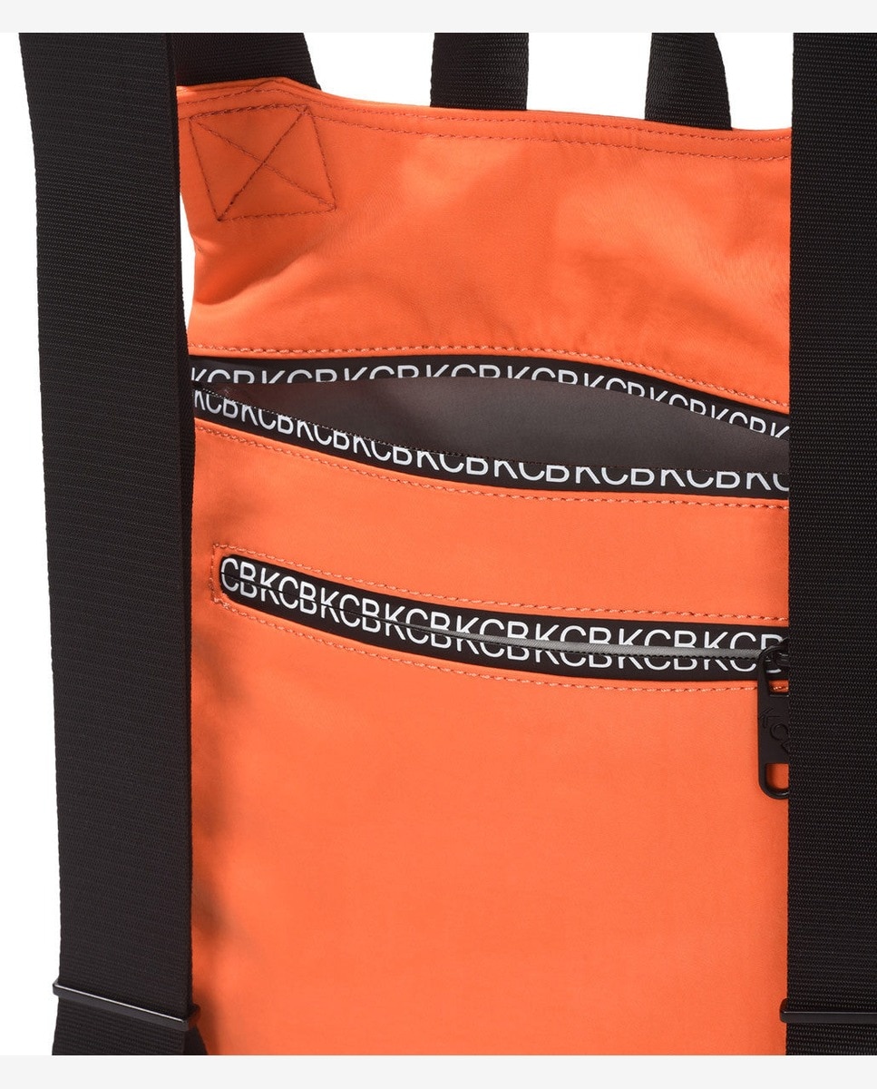 Mochila shine antirrobo grande - Kcb - Naranja Naranja-4