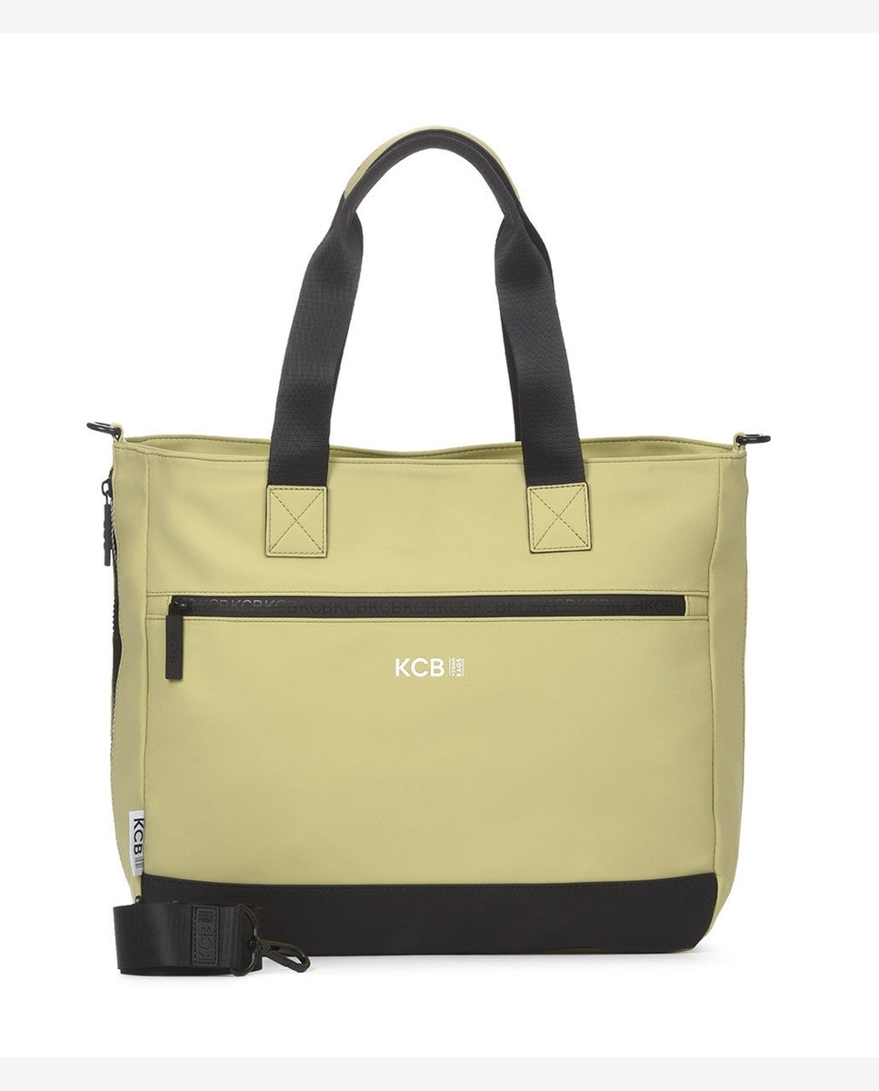 Bolso de hombro base shopper - Kcb - Verde claro Verde claro-1