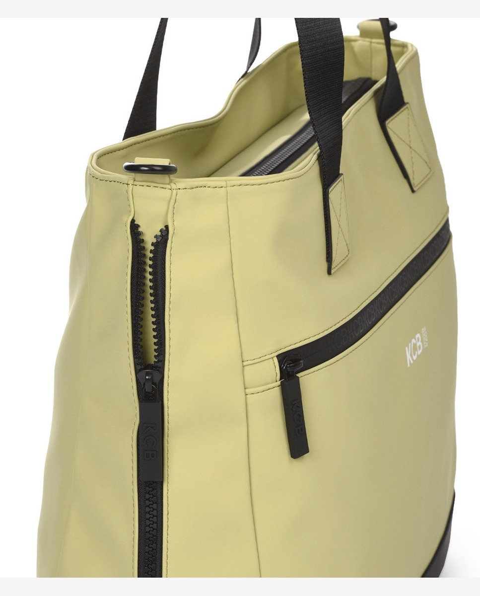 Bolso de hombro base shopper - Kcb - Verde claro Verde claro-3