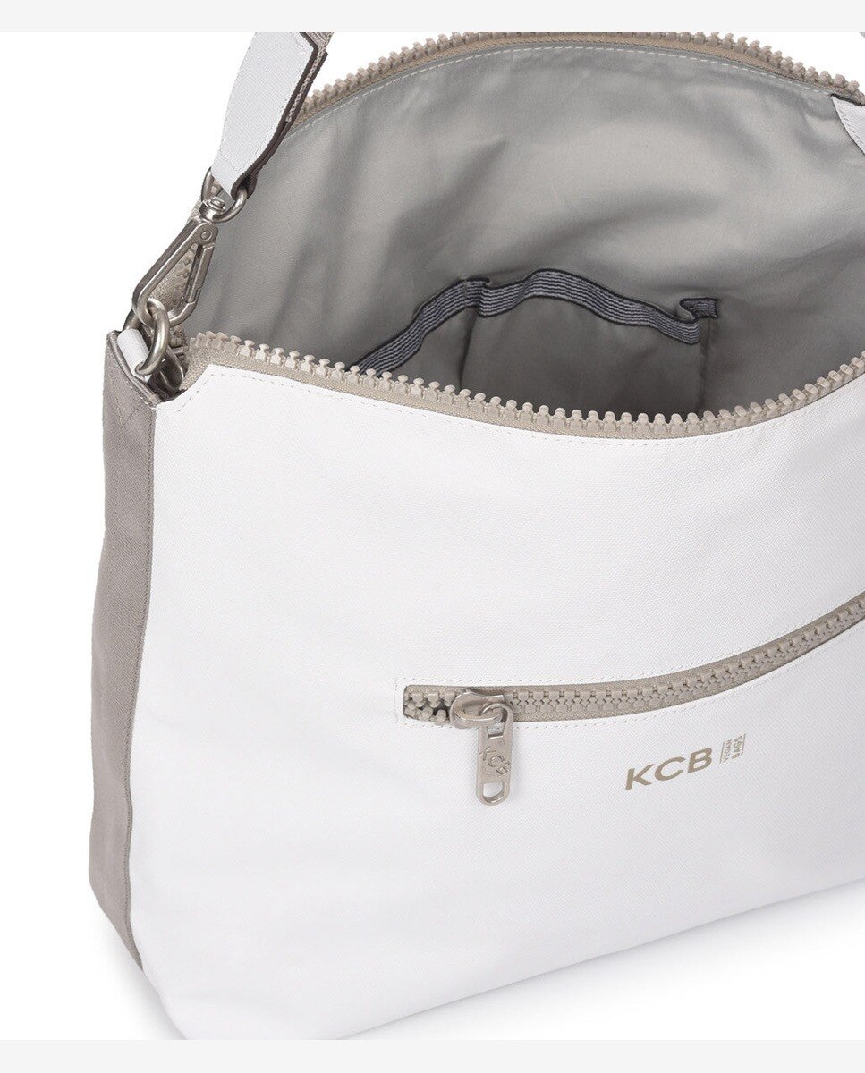 Bolso de hombro stamp - Kcb - Blanco Blanco-4