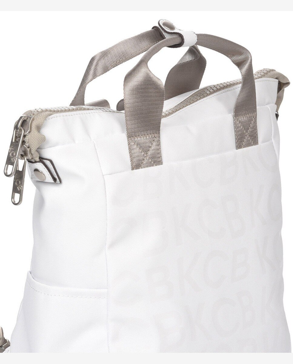 Mochila stamp pequeña - Kcb - Blanco Blanco-3
