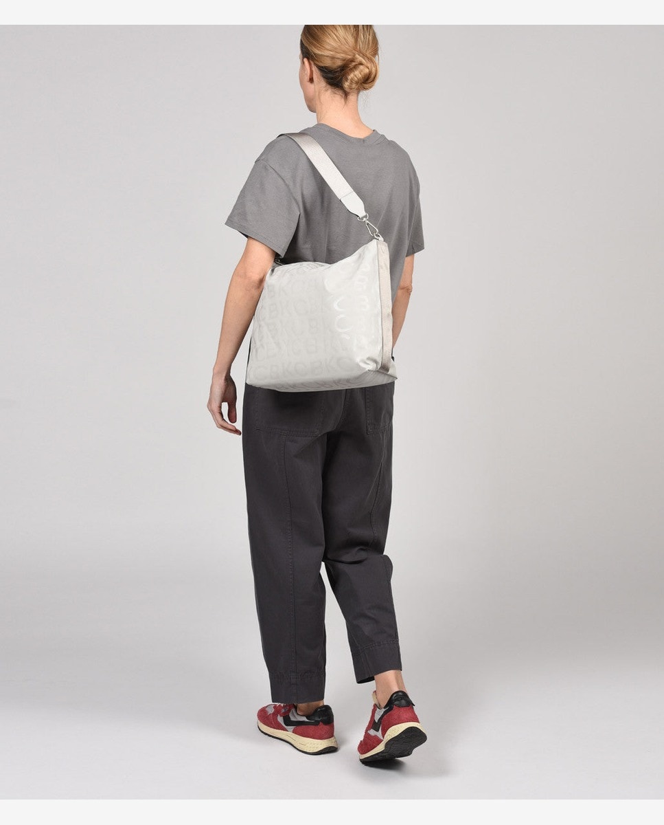Bolso de hombro stamp - Kcb - Beige Beige-2