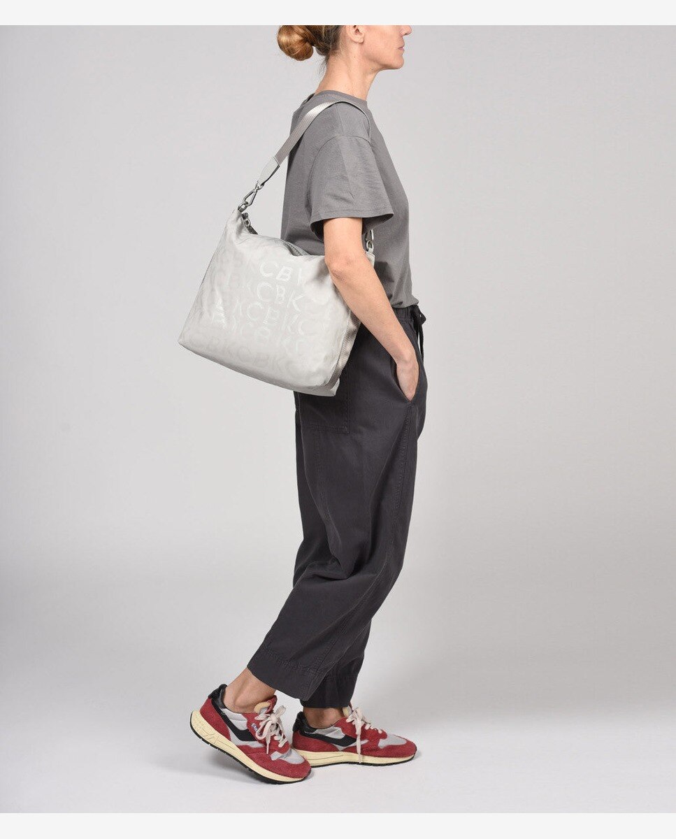Bolso de hombro stamp - Kcb - Beige Beige-4