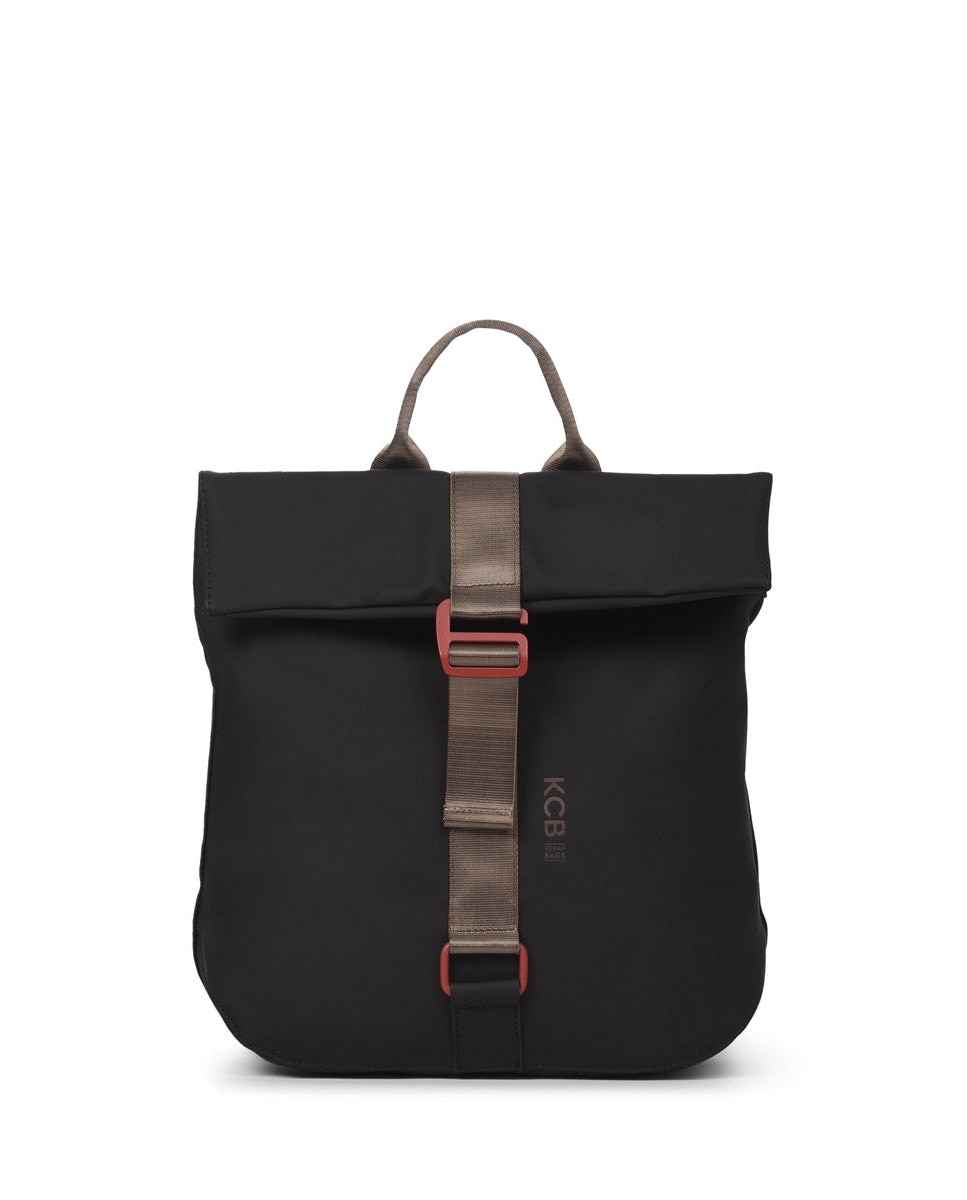 Mochila chain antirrobo pequeña color negro de mujer - Kcb - Negro Negro-1
