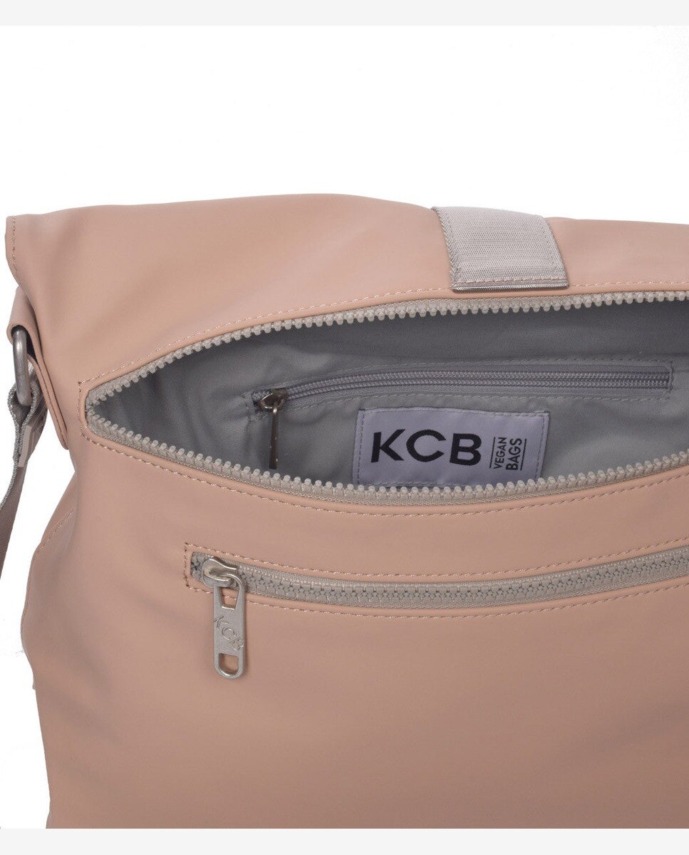 Bandolera chain antirrobo grande - Kcb - Marrón claro Marrón claro-4