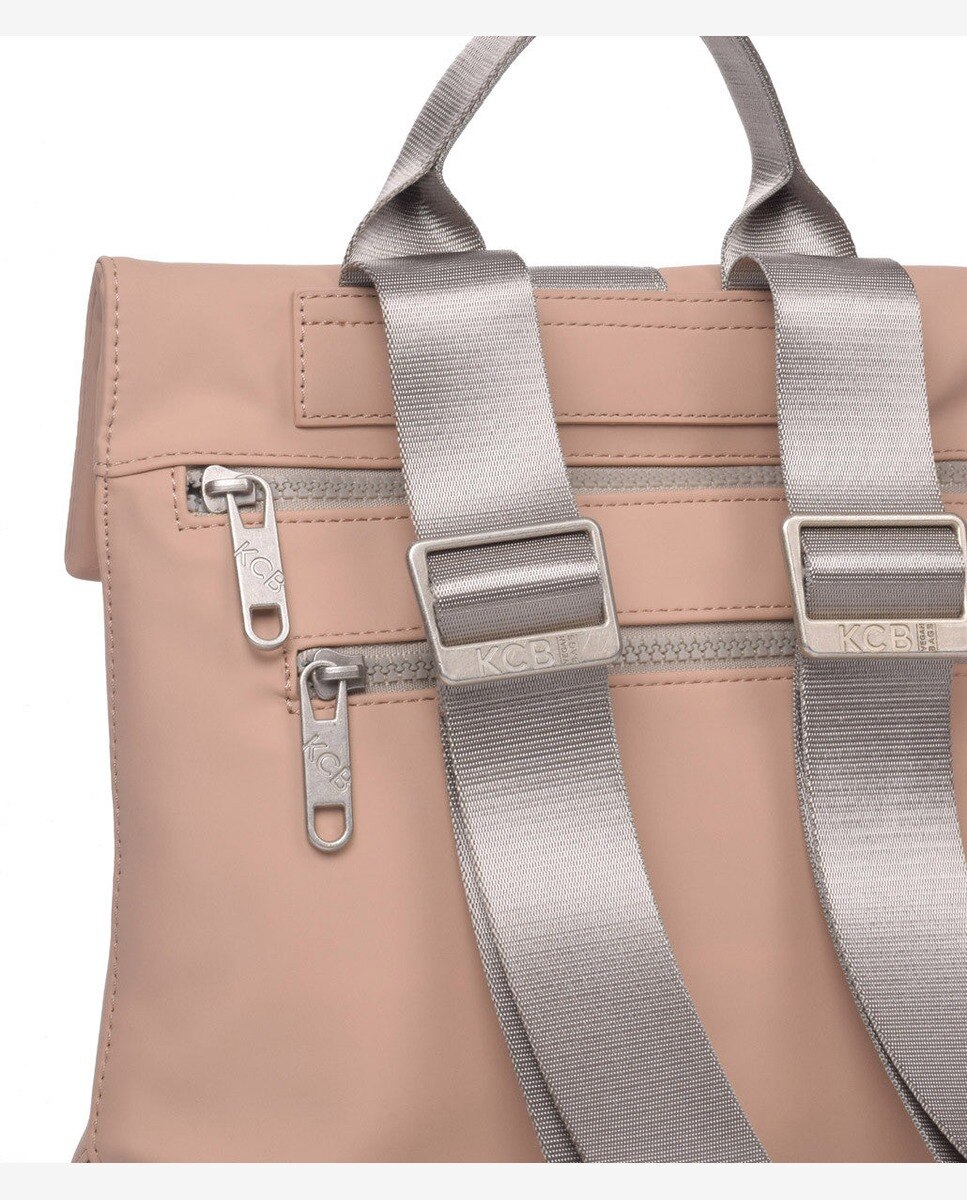 Mochila chain antirrobo grande - Kcb - Marrón claro Marrón claro-7