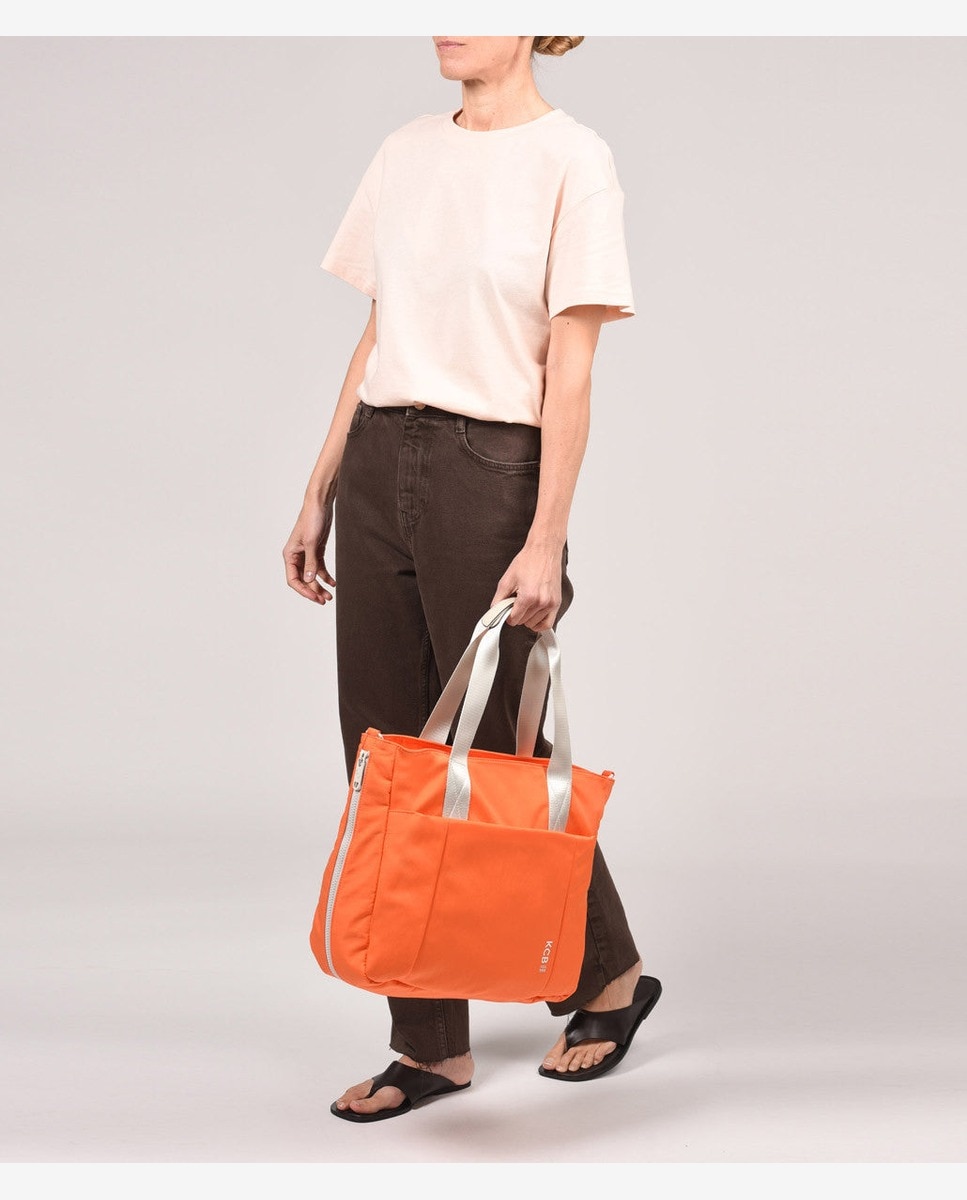 Bolso de hombro balloon shopper - Kcb - Naranja Naranja-2