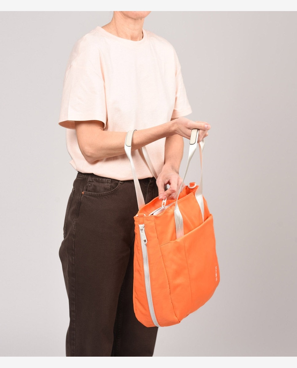 Bolso de hombro balloon shopper - Kcb - Naranja Naranja-4