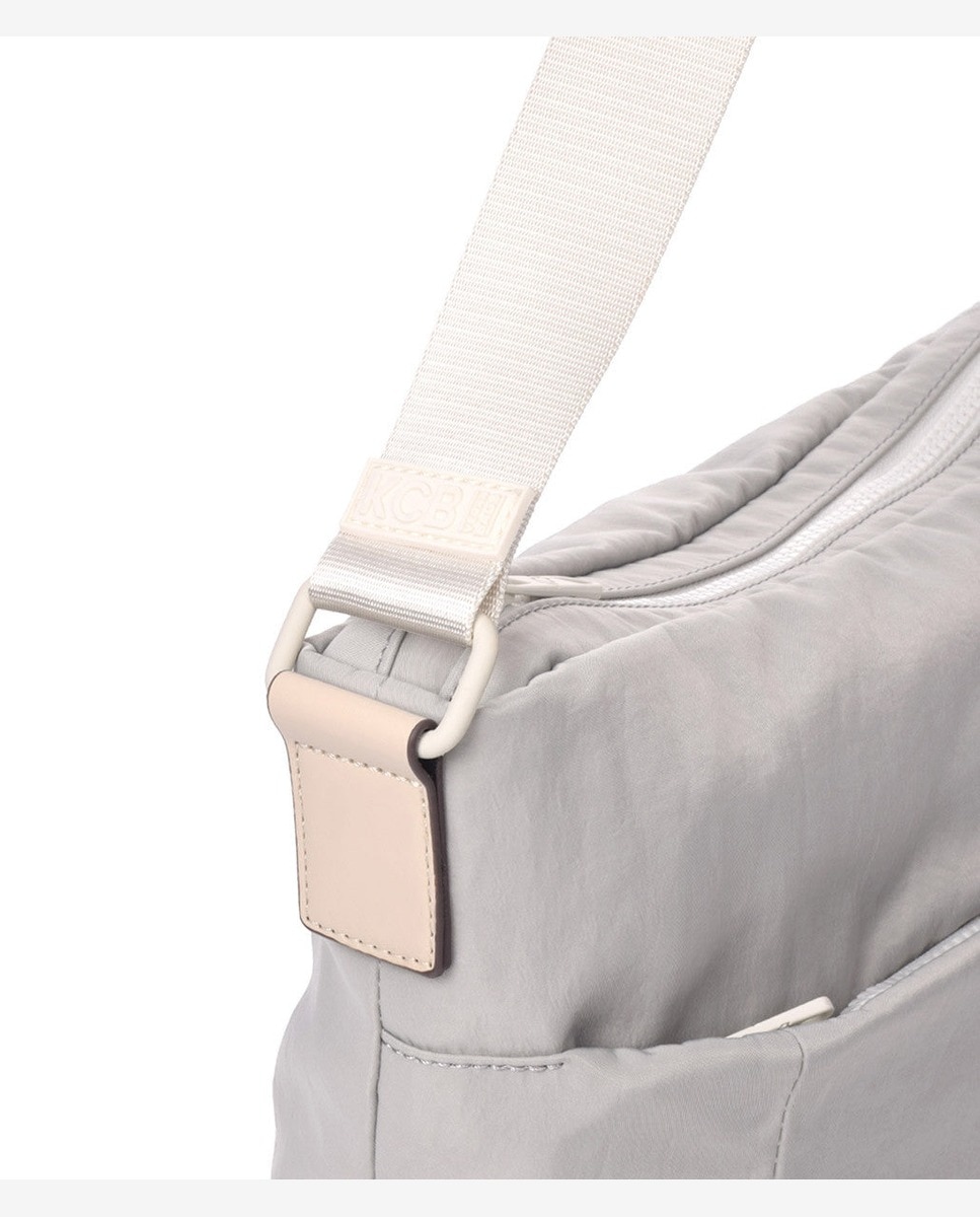 Bolso de hombro balloon grande - Kcb - Gris claro Gris claro-3
