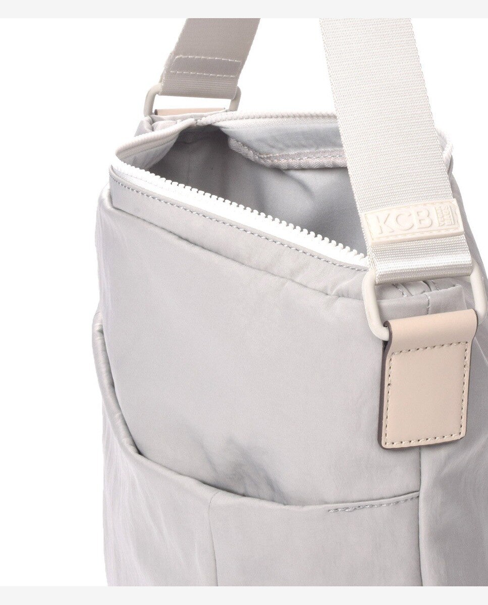 Bolso de hombro balloon grande - Kcb - Gris claro Gris claro-4