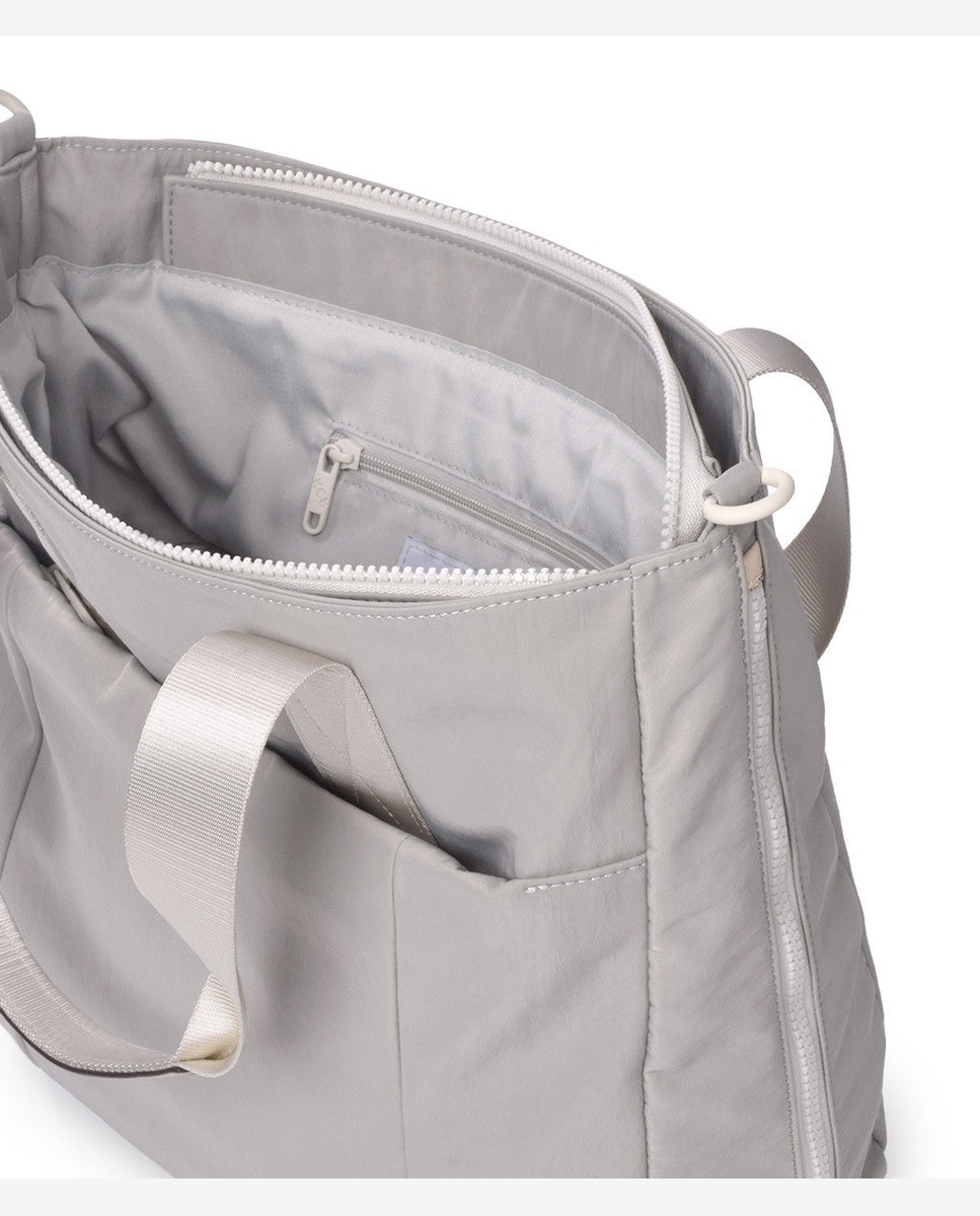 Bolso de hombro balloon shopper - Kcb - Gris claro Gris claro-4
