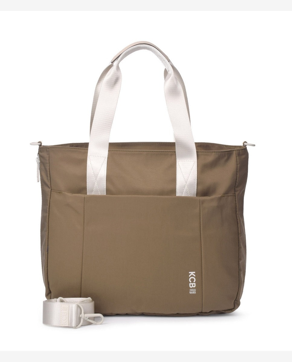Bolso de hombro balloon shopper - Kcb - Kaki Kaki-1