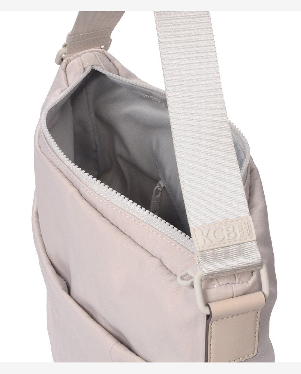 Bolso de hombro balloon grande - Kcb - Beige Beige-4