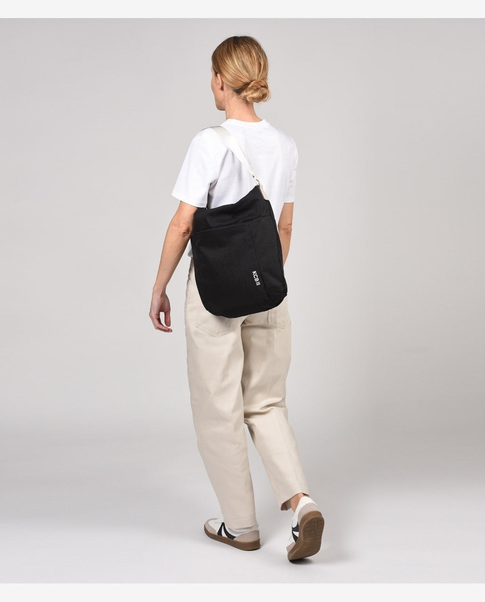 Bolso de hombro balloon grande - Kcb - Negro Negro-2