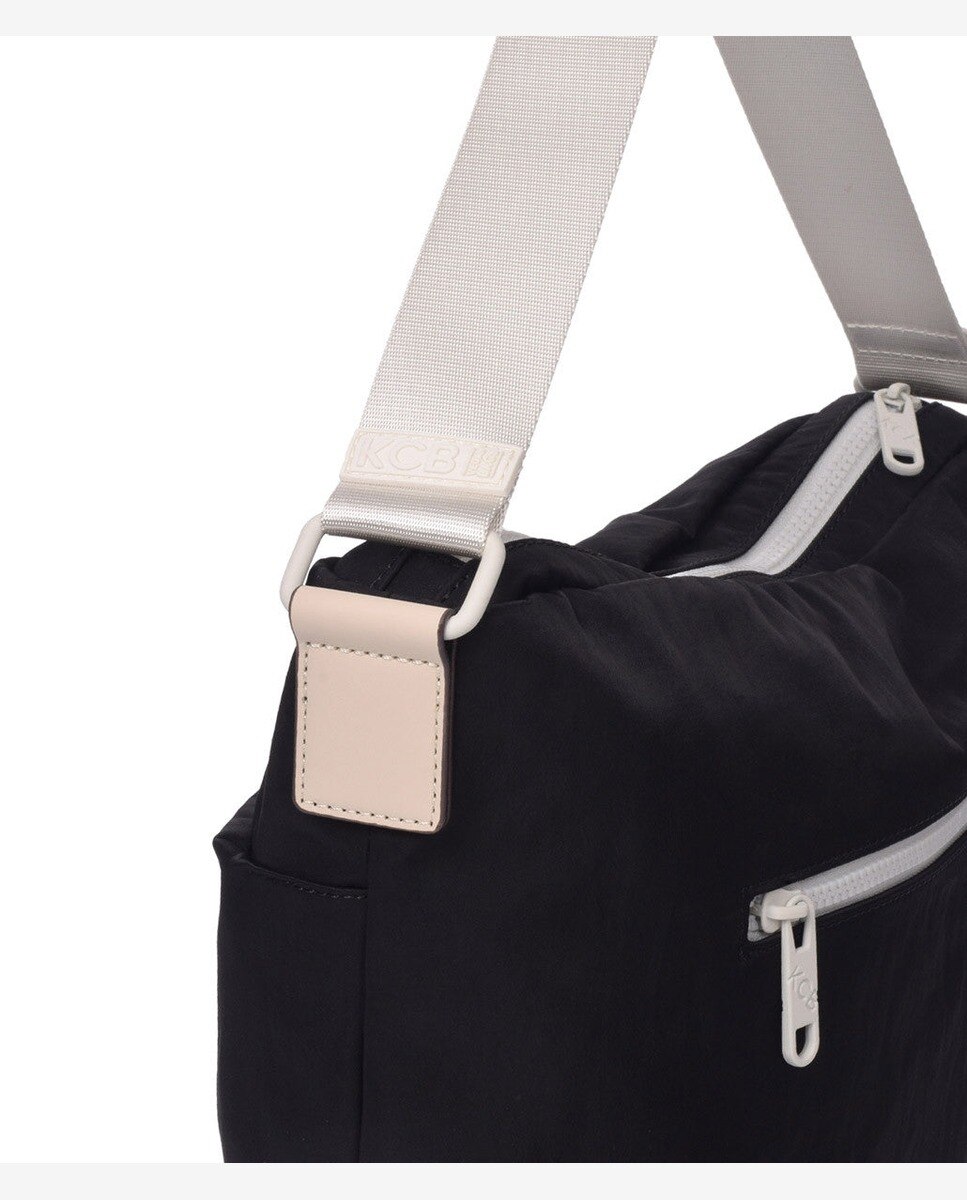 Bolso de hombro balloon grande - Kcb - Negro Negro-6