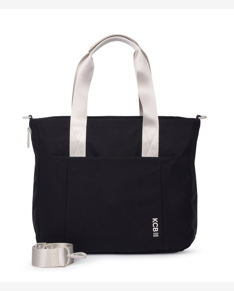 Bolso de hombro balloon shopper - Kcb - Negro Negro-1