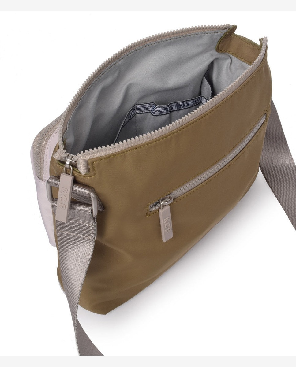 Bandolera basket pequeña - Kcb - Kaki Kaki-2