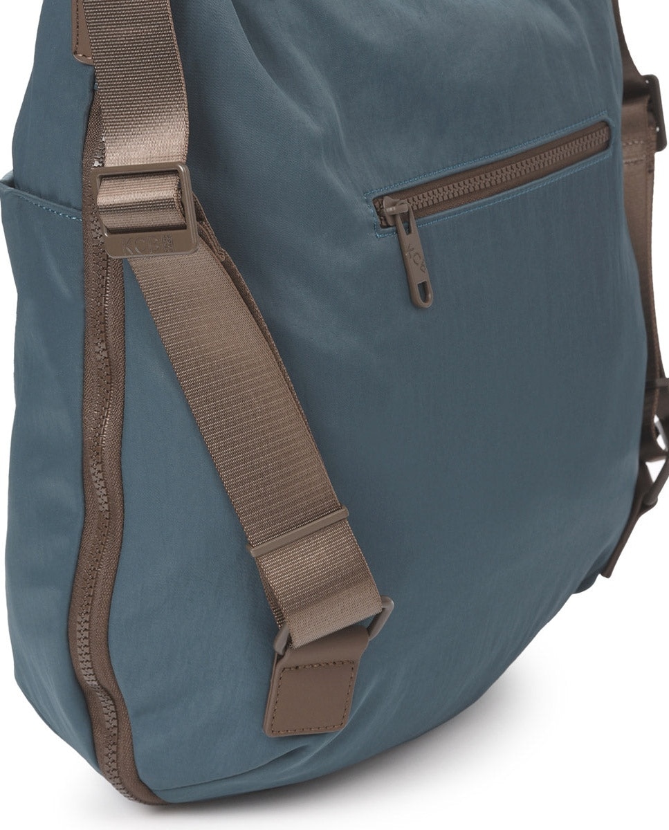 Bolso de hombro balloon mochila color petróleo de mujer - Kcb - Petróleo Petróleo-2