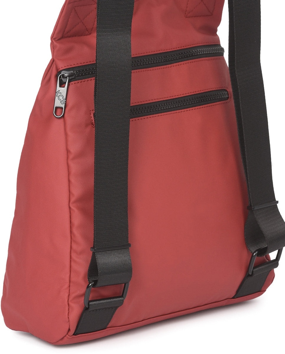 Mochila dual antirrobo grande color cereza de mujer - Kcb - Cereza Cereza-2
