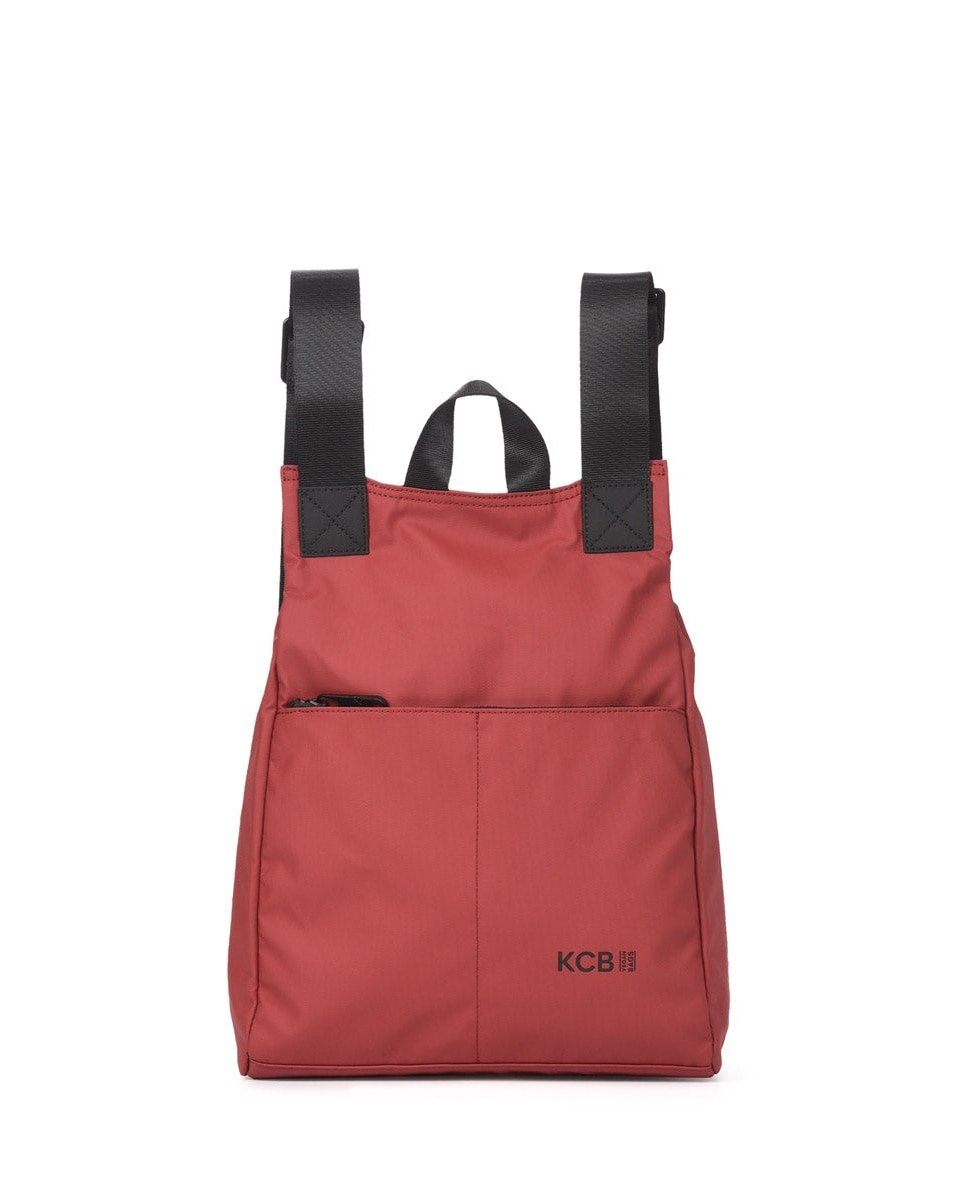 Mochila dual antirrobo pequeña color cereza de mujer - Kcb - Cereza Cereza-1
