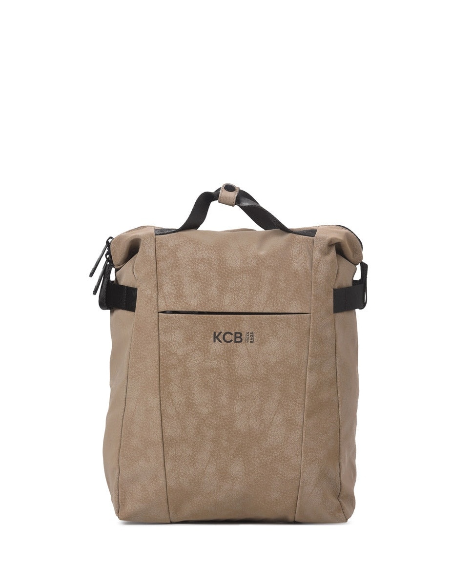 Mochila hide pequeña color taupe de mujer - Kcb - Topo Topo-1