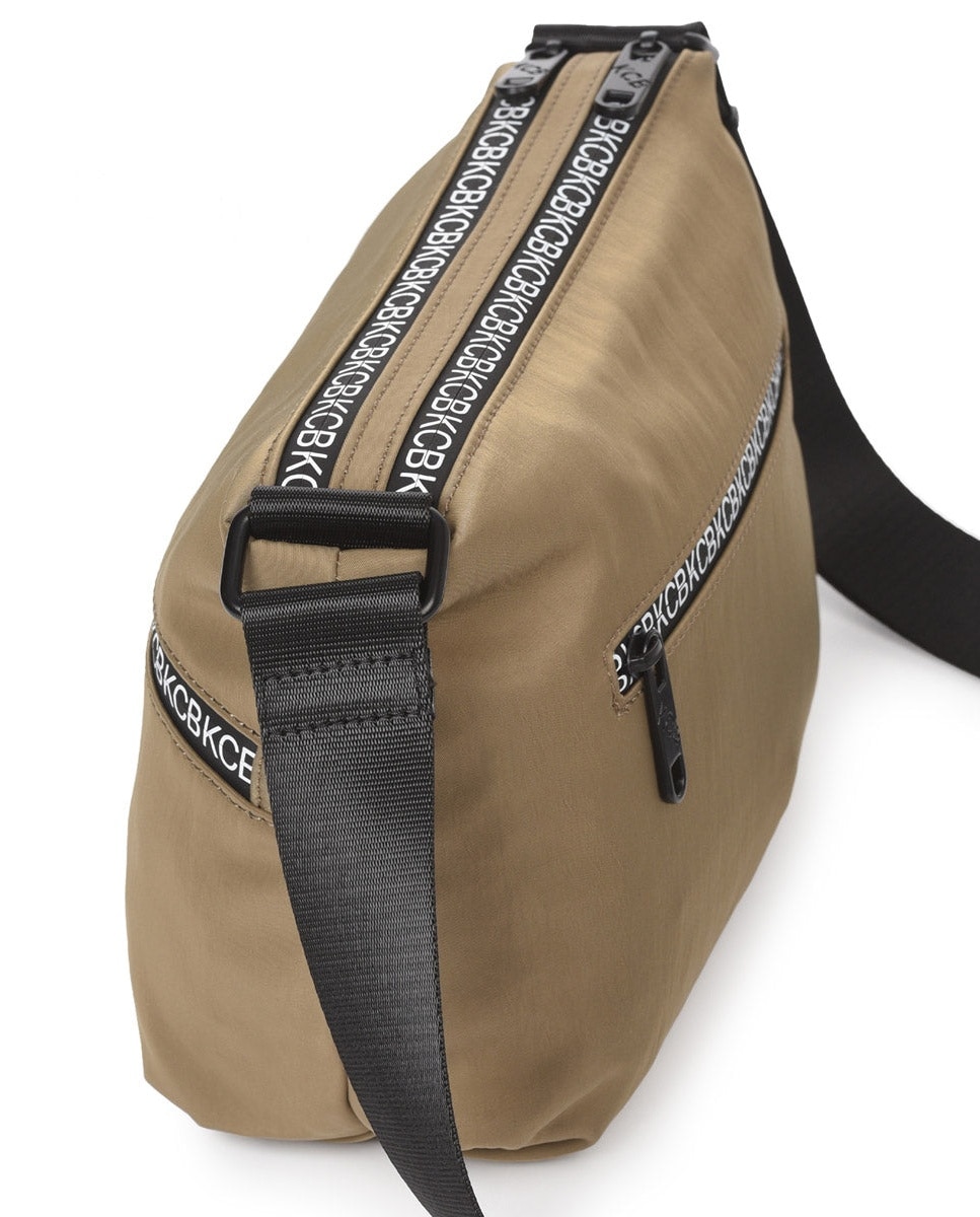 Bandolera shine pequeña color khaki de mujer - Kcb - Kaki Kaki-7