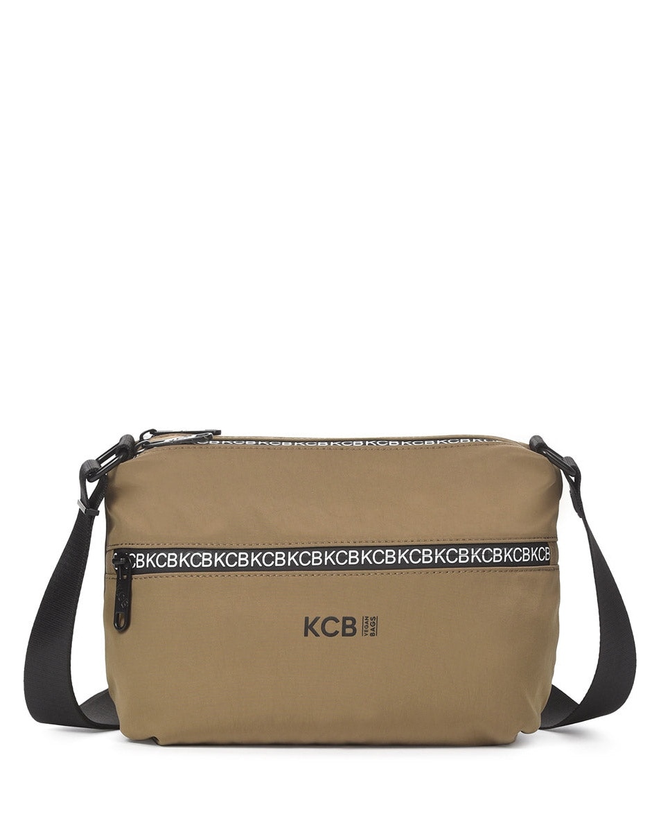 Bandolera shine grande color khaki de mujer - Kcb - Kaki Kaki-1