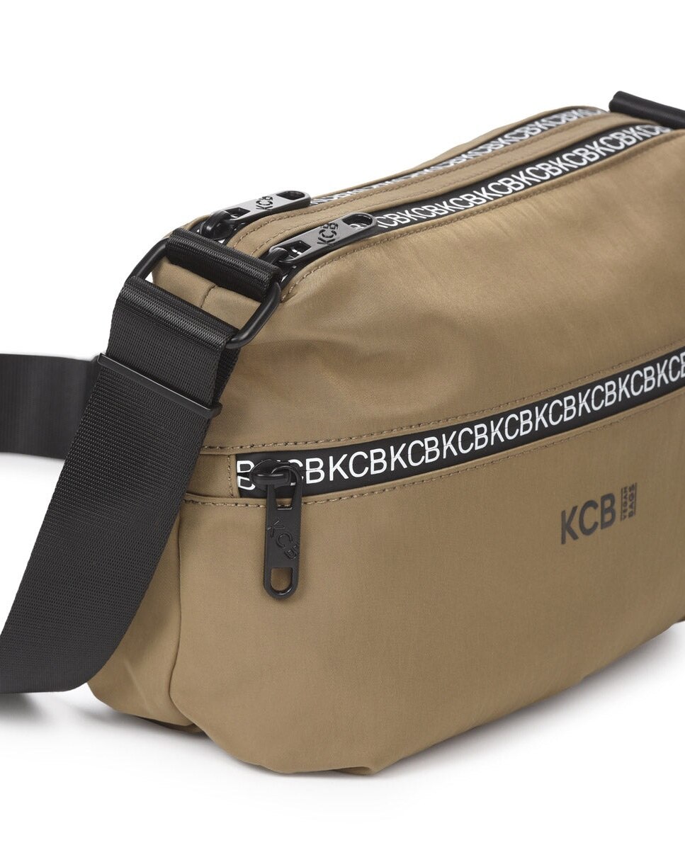 Bandolera shine grande color khaki de mujer - Kcb - Kaki Kaki-3