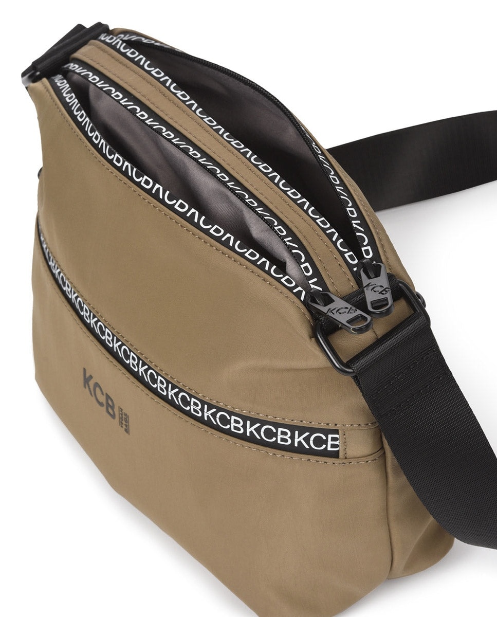 Bandolera shine grande color khaki de mujer - Kcb - Kaki Kaki-4