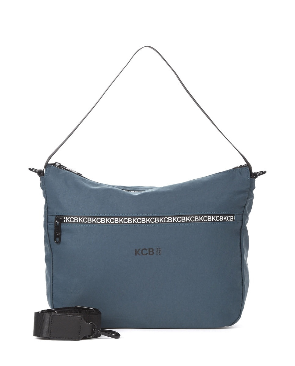 Bolso de hombro shine color petróleo de mujer - Kcb - Petróleo Petróleo-1