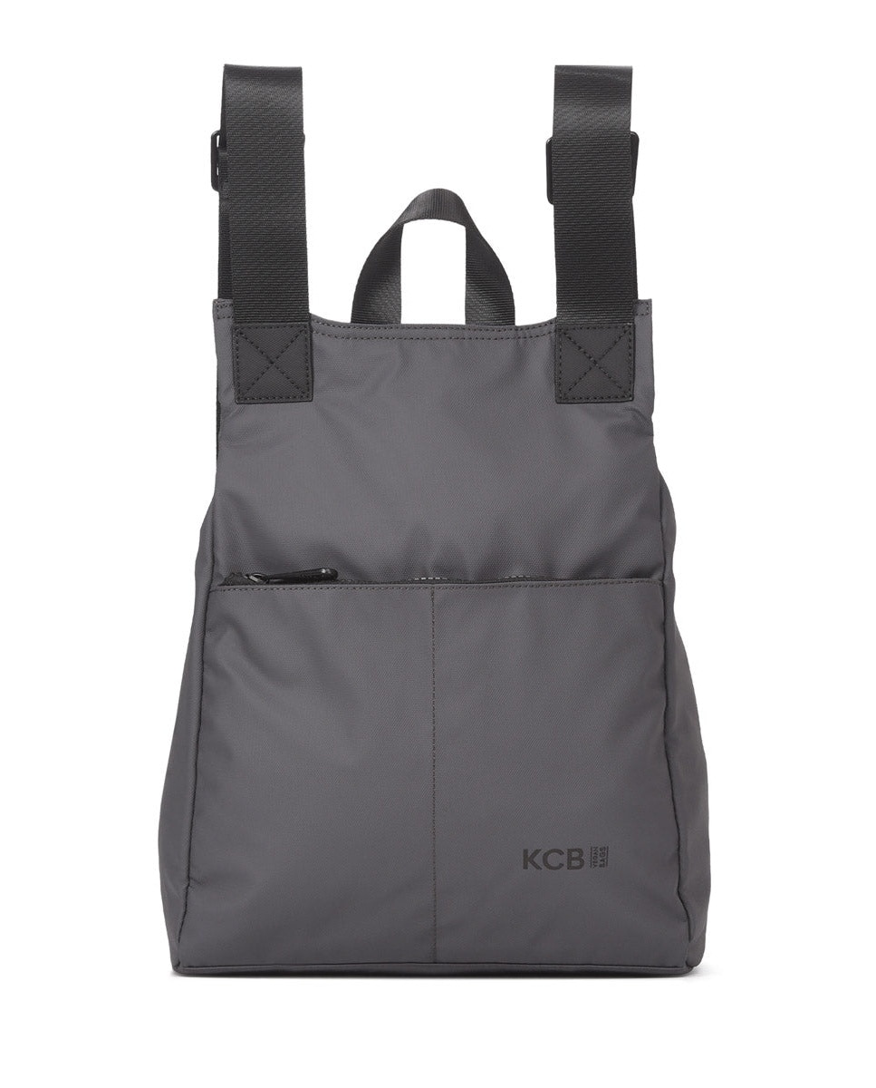 Mochila dual antirrobo grande color gris de mujer - Kcb - Gris Gris-1