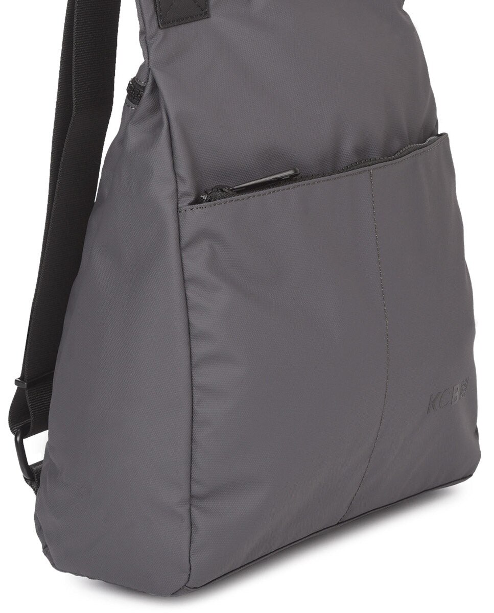 Mochila dual antirrobo grande color gris de mujer - Kcb - Gris Gris-3